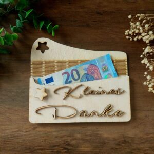 Originelles Geldgeschenk-Couvert als "Kleines Danke"