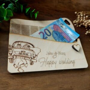 Individueller Geldgeschenk-Umschlag für die Hochzeit