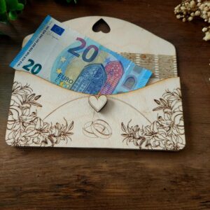 Einzigartige Geldgeschenkverpackung für Hochzeit, Hochzeitstag & Geburtstag